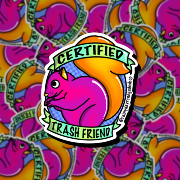 Trash Friends Sticker Pack – Rainy Day Renegade
