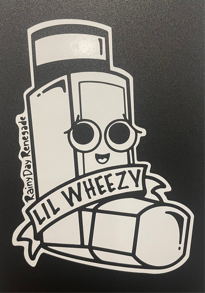 Lil Wheezy Inhaler Decal/Bumper Sticker