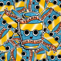 I Yearn For The Urn Sticker