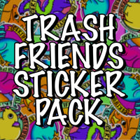 Trash Friends Sticker Pack