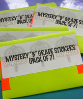 Mystery B Grade Sticker Pack