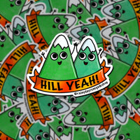 Hill Yeah Mountain Sticker