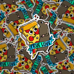 True Love Pizza Rat Sticker