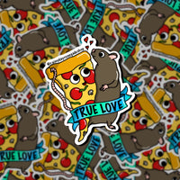 True Love Pizza Rat Sticker
