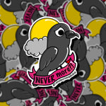 Never More Raven Sticker