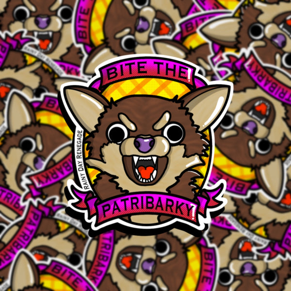 Bite The Patribarky Sticker