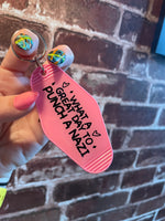 Motel Keychains
