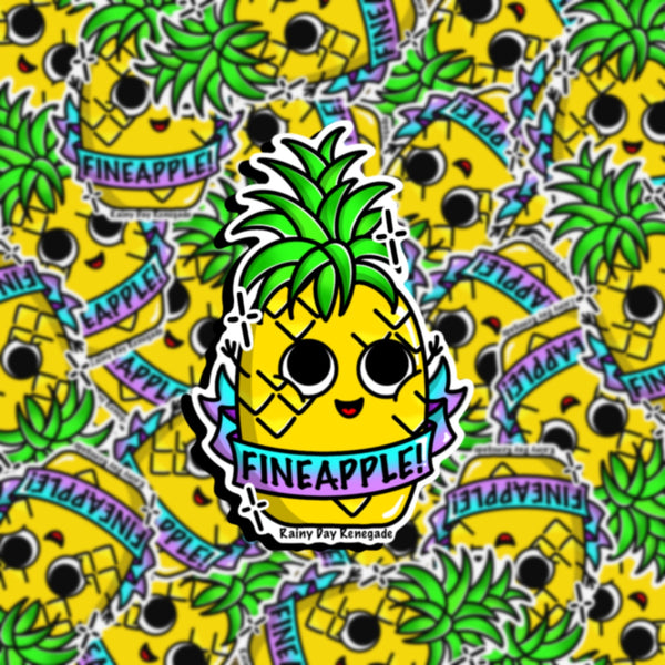 Fineapple Pineapple sticker