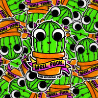 Well, fuck. Cactus sticker