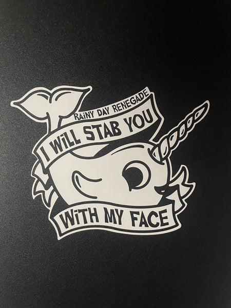 Narwhal Decal/Bumper Sticker