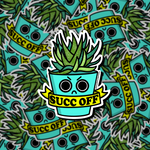 “Succ off” succulent sticker