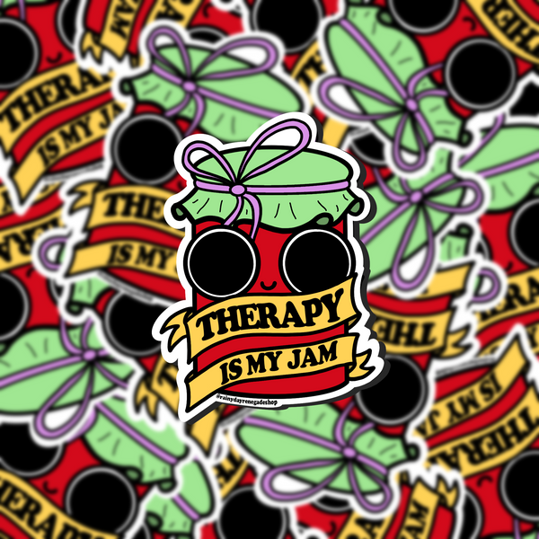Therapy is my Jam sticker