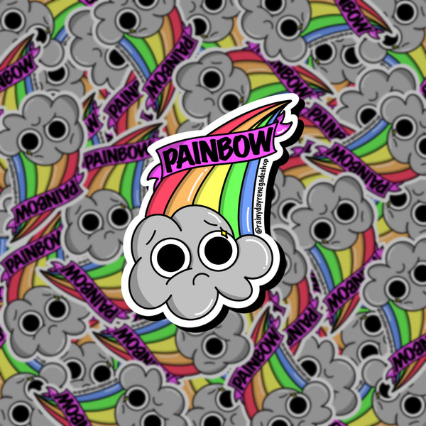 Painbow Rainbow Sticker