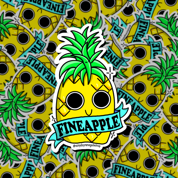 Fineapple Pineapple sticker