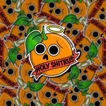 Holy Shitrus orange sticker